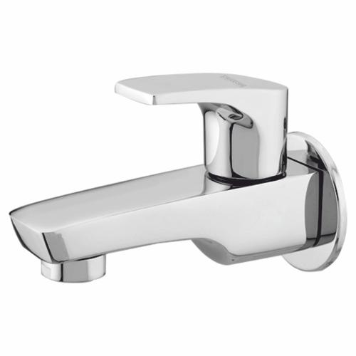 Bib Cock Long Body with Wall Flange  Chrome